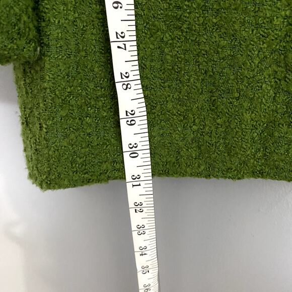 NEW Zara Blogger Favorite Moss Green Structured Chain Straps Bow Mini Dress L - Picture 5 of 12